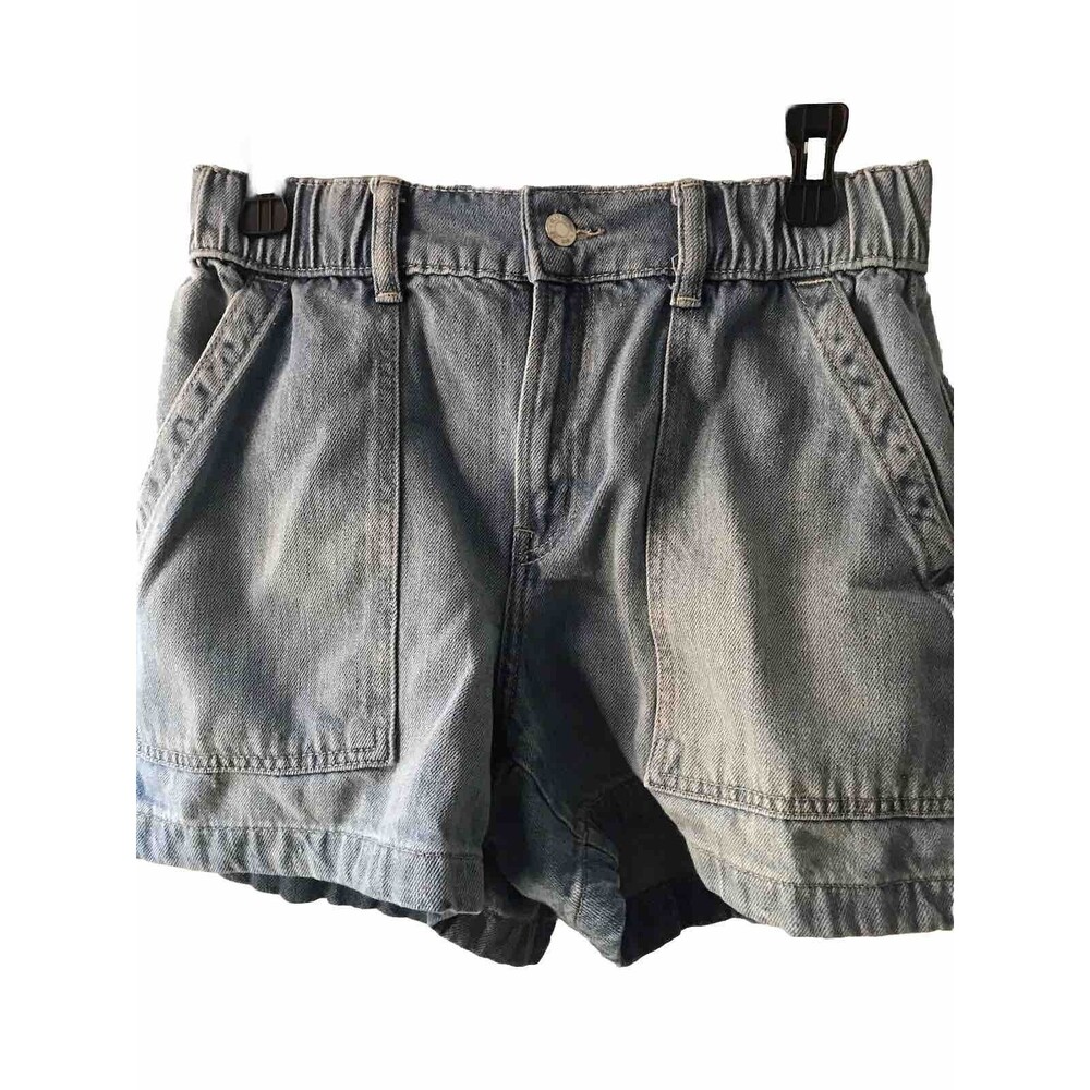 GAP Blue Jean Denim Elastic Waist Shorts SZ M